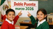 Así será el doble puente de la SEP para marzo 2026 en México: días sin clases confirmados. (Sora IA).