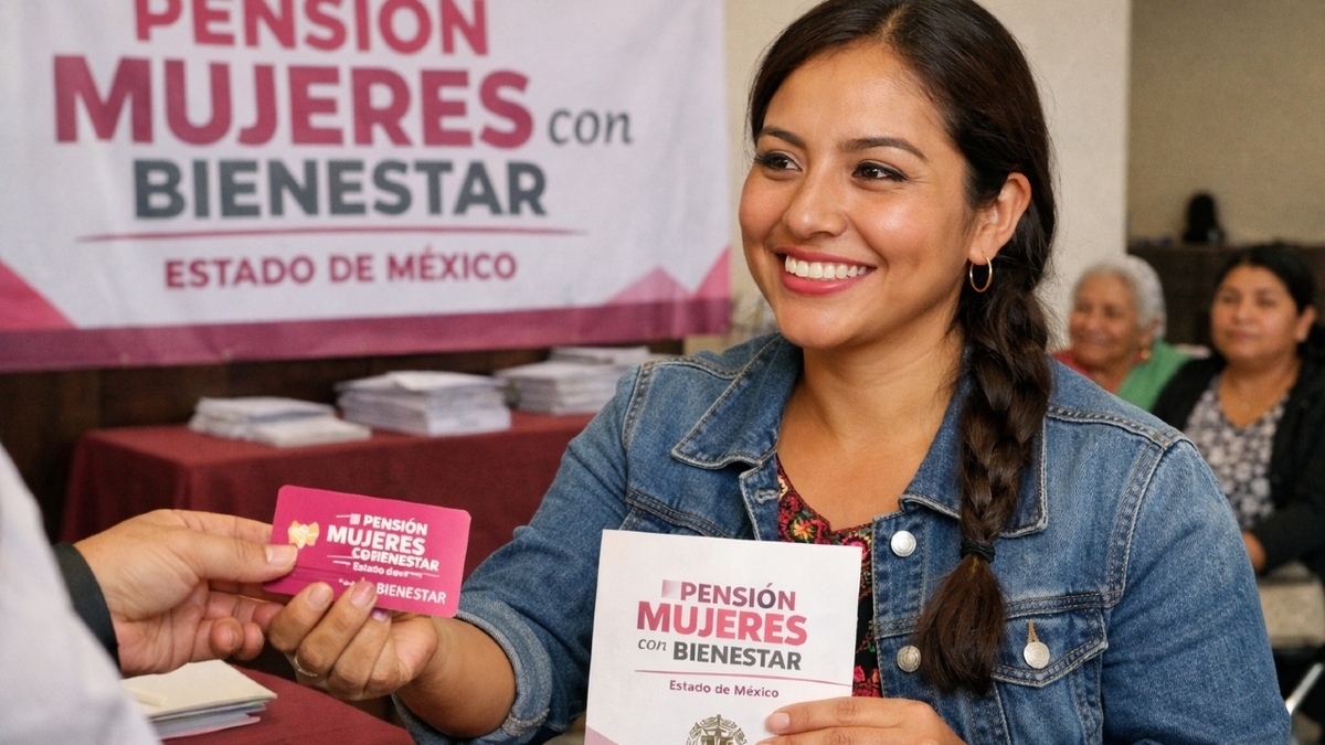 Esta será la fecha del primer pago de la Pensión Mujeres con Bienestar del Estado de México en 2026. Foto: Sora IA