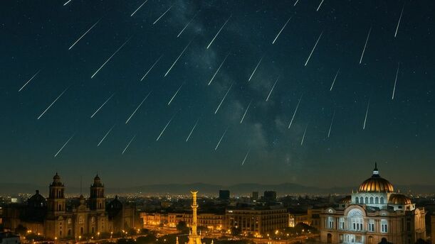 Cómo y cuándo ver la lluvia de estrellas Perseidas 2025 en México. Foto: MediotiempoIA