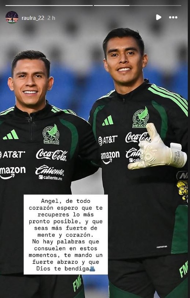 Tala Rangel manda mensaje de apoyo a Malagón (Instagram @raulra_22)