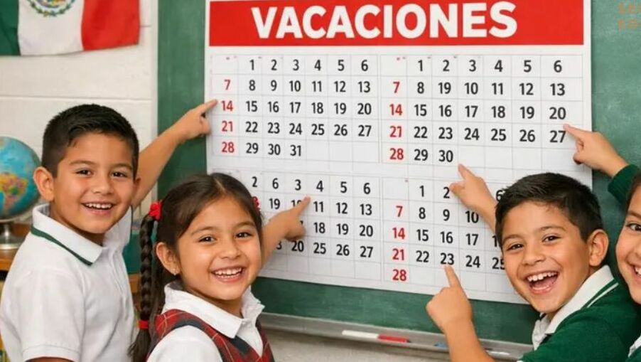 Estos serán los 15 días de vacaciones que tendrán los alumnos en 2026, de acuerdo a la SEP. (FOTO): Sora IA.