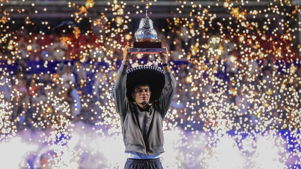 Flavio Cobolli se coronó en Acapulco (Fotografía: EFE)