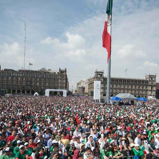 Miles de aficionados se aglomerarán en el Zócalo de la Ciudad de México (Mexsport)