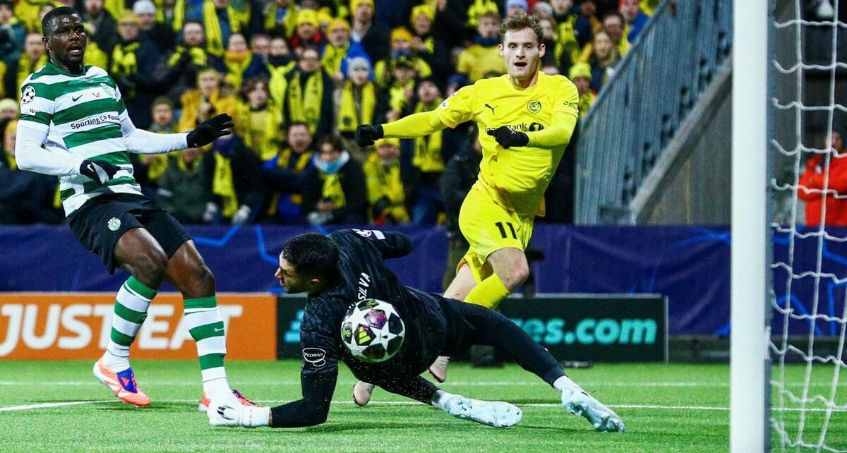 Ole Didrik Blomberg marcó el segundo gol del Bodo (Reuters)