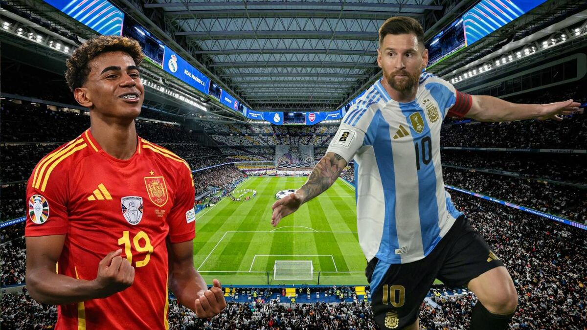 El Santiago Bernabeu recibiria la Finalissima entre Argentina y España| Foto: @realmadrid @conmebol @uefaeuro