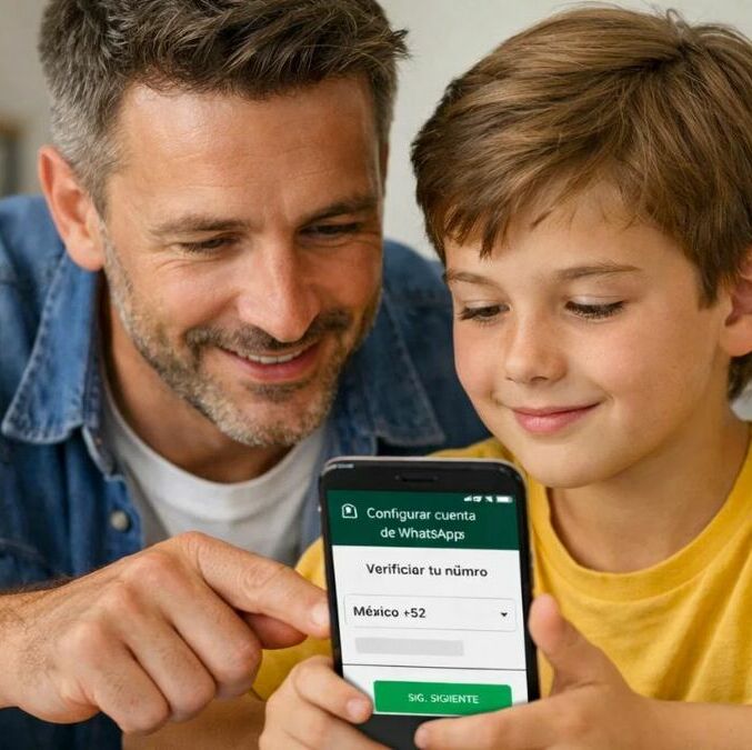 ¿Cómo crear cuenta para menor de edad en WhatsAPpp? Guía para padres. (FOTO): Sora IA).