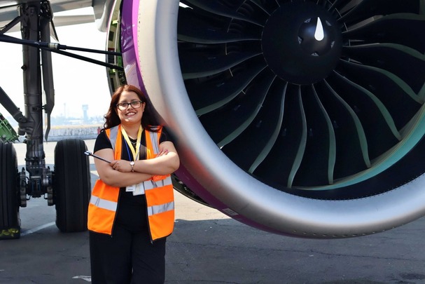 Dafne, orgullosa de su labor. (Foto: Carlos Cruz)