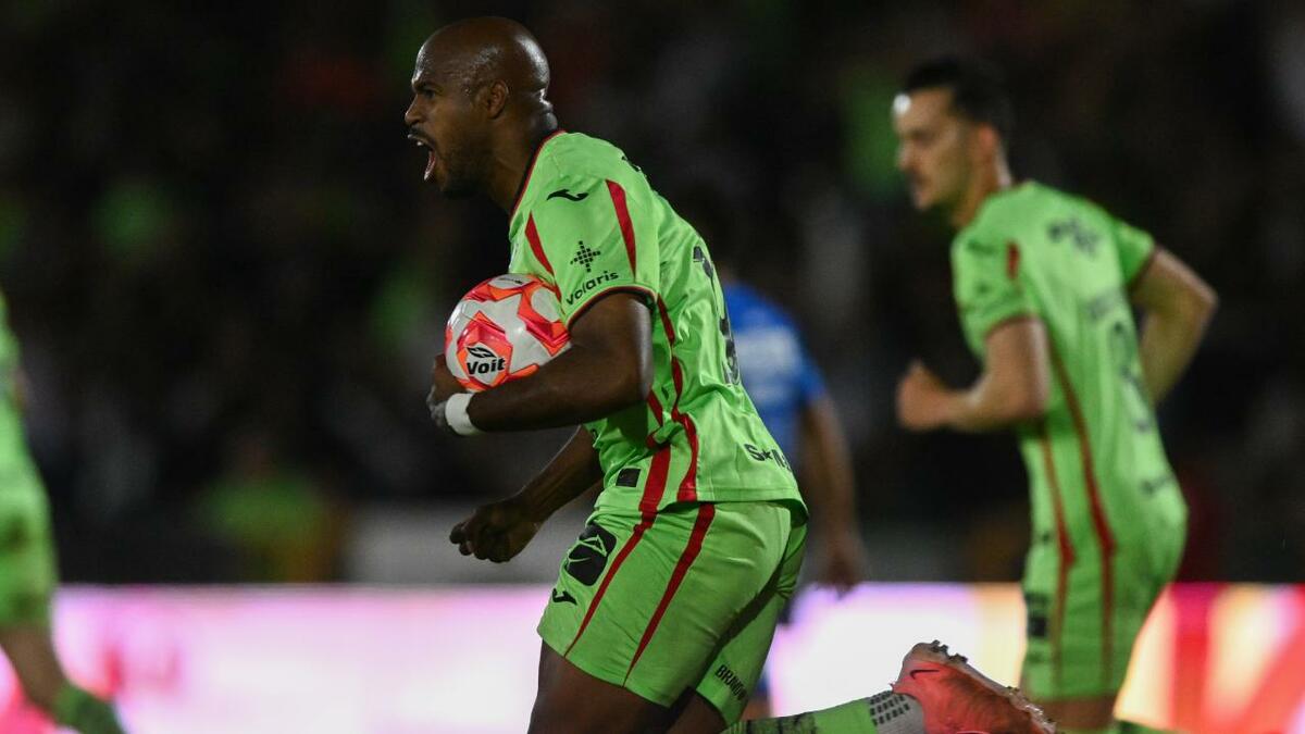 Óscar Estupiñán hizo el gol de la igualada para Juárez (Imago7)