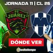 Rivalidad FC Juárez vs. Monterrey Jornada 11 Clausura 2026