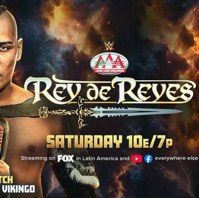 Dominik Mysterio defiende el Megacampeonato AAA contra el Hijo del Vikingo (Cortesía)