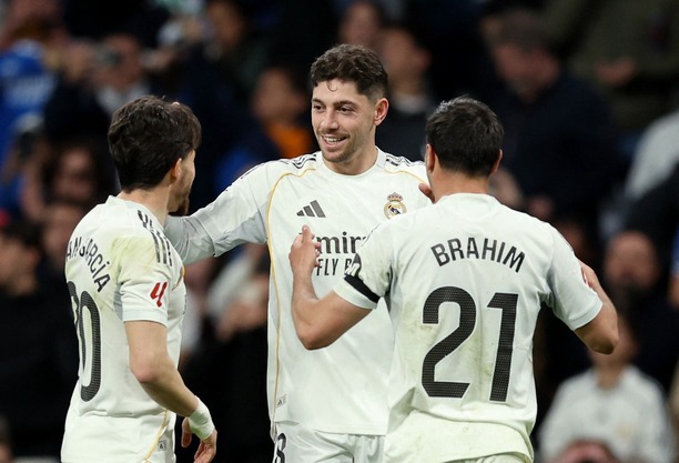 Federico Valverde hizo otro golazo (Reuters)