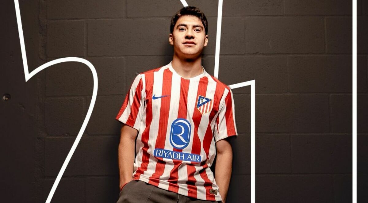 Obed Vargas jugará apenas su cuarto partido con el Atlético de Madrid (@Atleti)