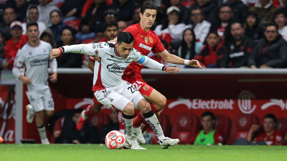 Resumen del partido Toluca vs Atlas (1-1). GOLES