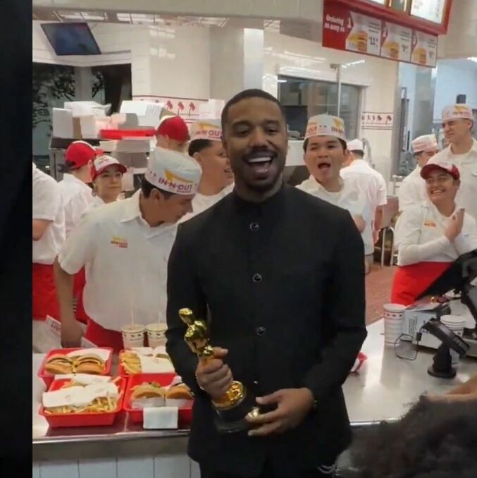 Entre fans y hamburguesas: así celebró Michael B. Jordan su Oscar| Foto: X