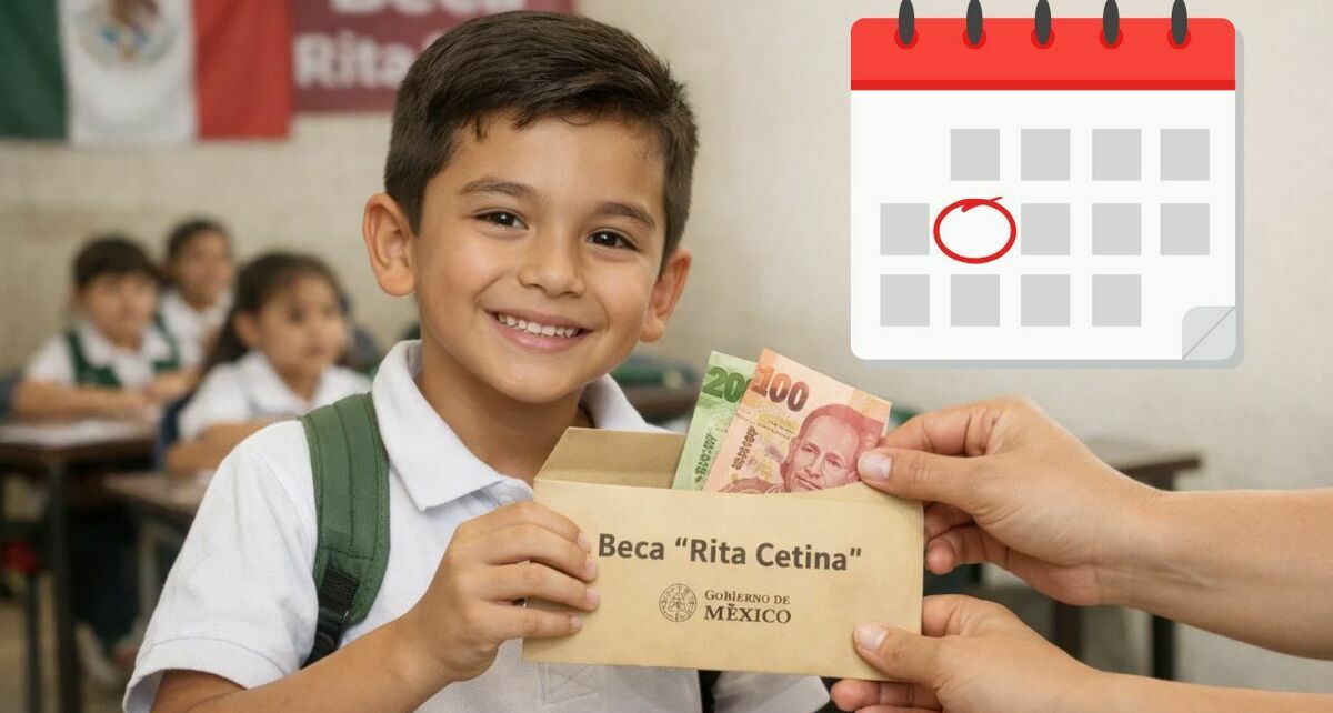 Fecha límite de la Beca Rita Cetina 2026: así puedes obtener 2,500 pesos para alumnos de primaria. (Sora IA).