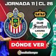 Rivalidad Chivas vs Santos Jornada 11 Clausura 2026