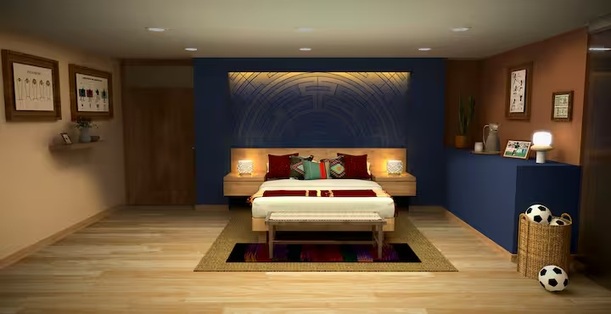 Así serán las habitaciones de la suite en el Estadio Ciudad de México (airbnb.mx)