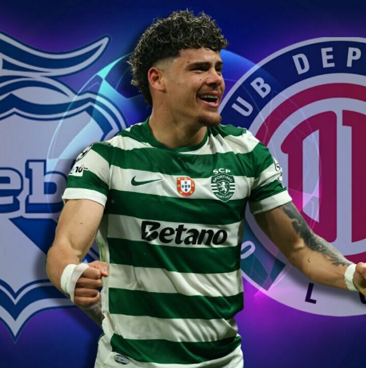 Maxi Araújo se convirtió en el héroe del Sporting en Champions (Reuters | Especial)