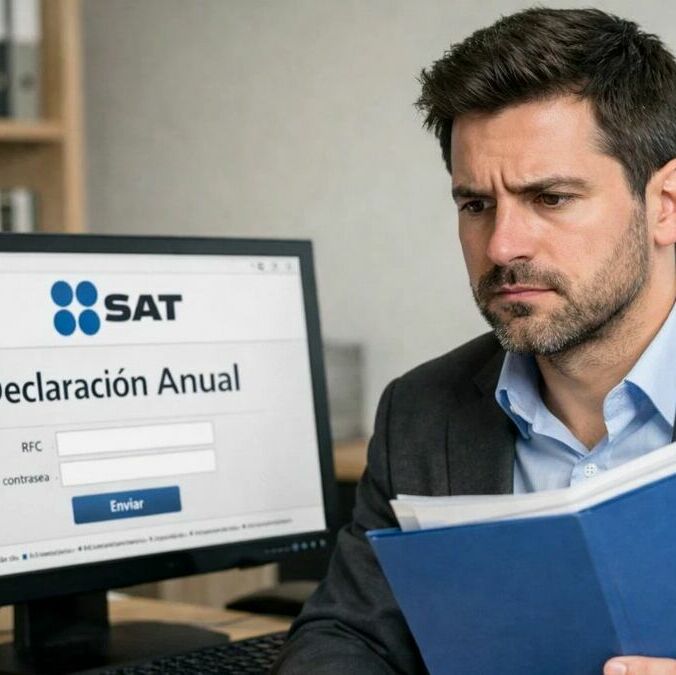 Si no cumples con estos requisitos NO podrás hacer tu Declaración Anual. (Sora IA).