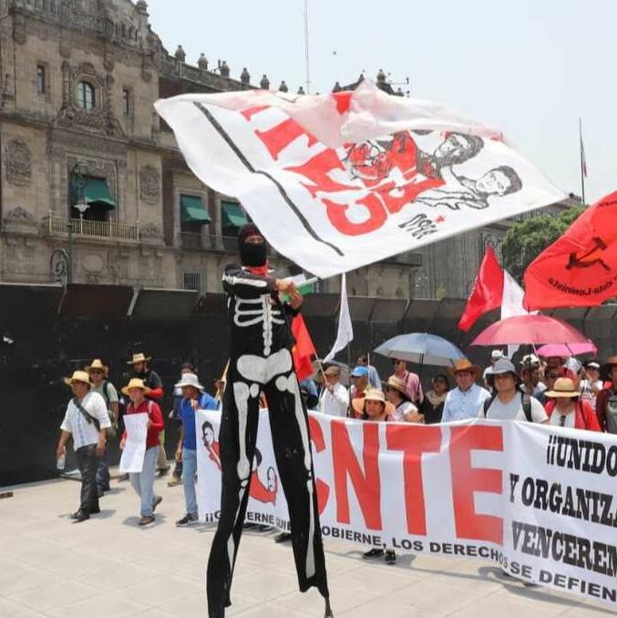 Paro Nacional y Marcha CNTE: a qué hora inicia y cuáles son las rutas | Foto: Milenio