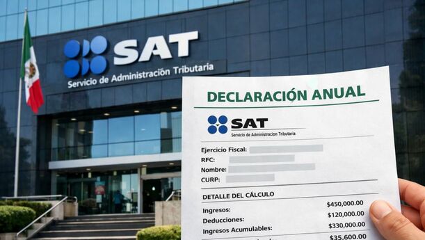 SAT confirma quiénes deben presentar su Declaración Anual 2025 este mes | Foto: IA
