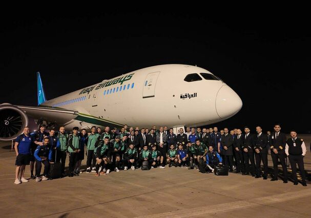 La selección de Irak y su cuerpo técnico ya vuelan rumbo a México.