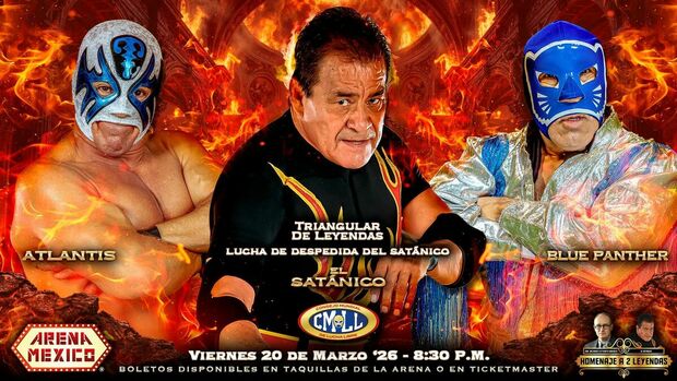 El Satánico se despide este viernes. (Foto: CMLL)