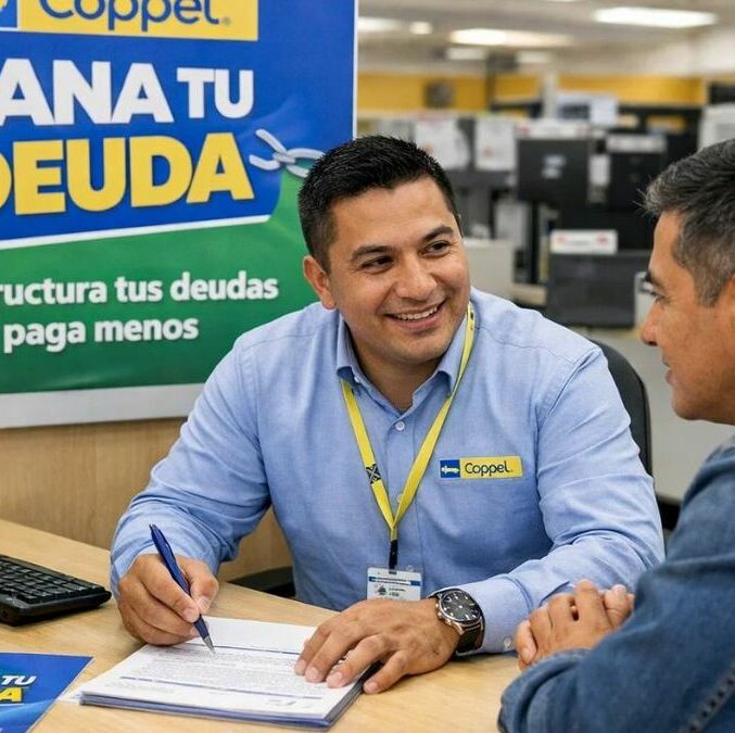Sana tu Deuda de Coppel. Foto: Sora IA