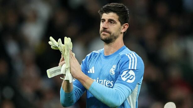 Thibaut Courtois tras el juego ante el Manchester City (Reuters)