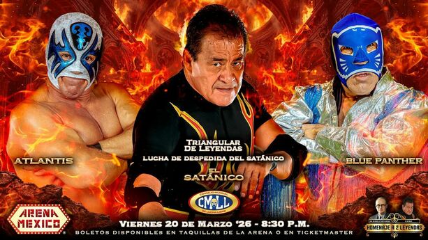 El Satánico se despide este viernes. (Foto: CMLL)