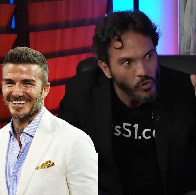 Kuno Becker solo pudo meter un gol en toda la grabación de 'Gol 2', y fue gracias a David Beckham. Foto: Especial