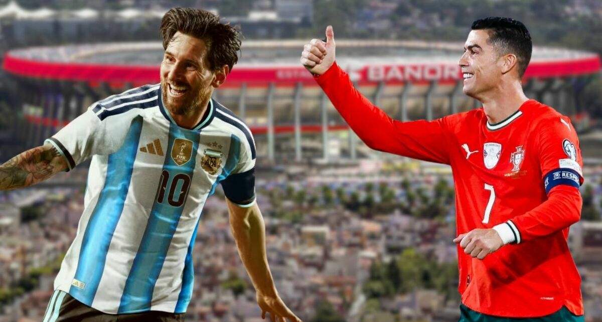 Lionel Messi y Cristiano Ronaldo aún podrían visitar el Estadio Banorte (adidas/@selecaoportugal)