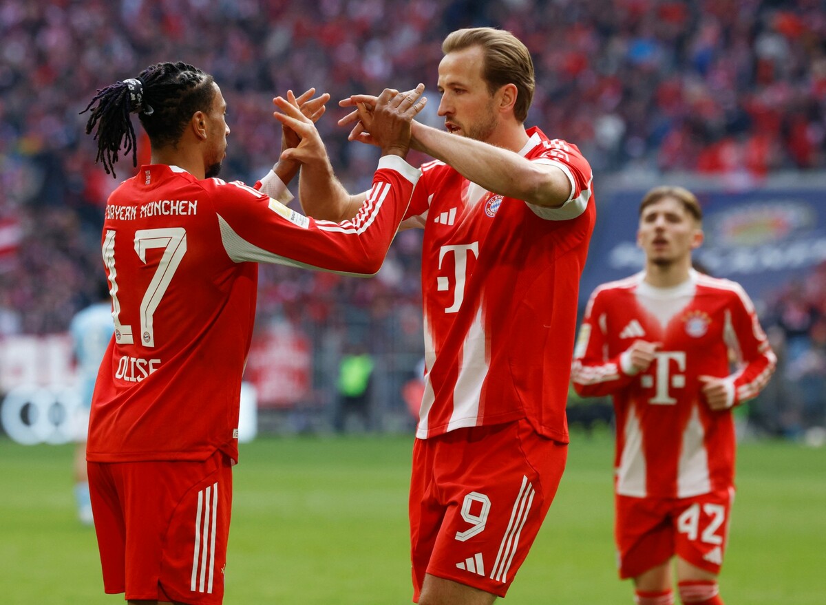 Michael Olise y Harry Kane encabezaron al Bayern (Reuters)