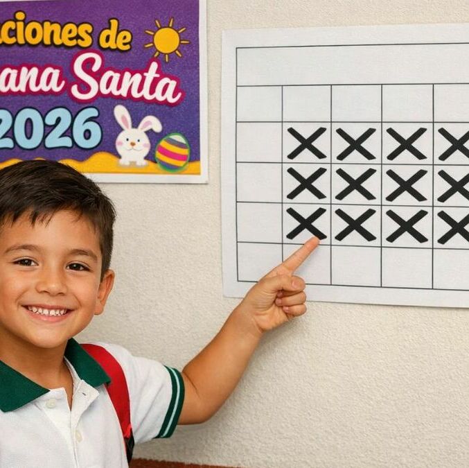 Así serán los 17 días sin clases para alumnos en México por Semana Santa 2026. (Sora IA).