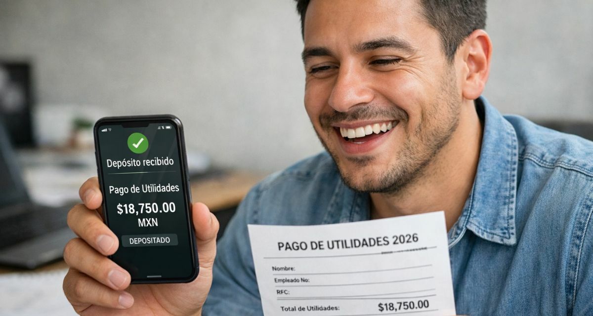 Esto es lo que puedes recibir de utilidades en 2026 si ganas 10 mil pesos al mes. Foto: Sora IA