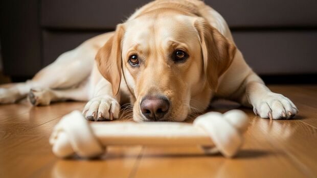 El hueso de carnaza podría ser peligroso para tu perrito (Google AI Studio)