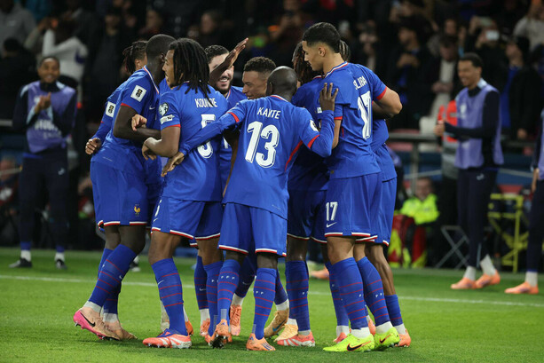 La celebración de la Selección de Francia. (Foto: EFE)