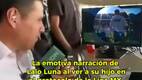 Lalo Luna vive emotivo momento con sus hijos / Captura