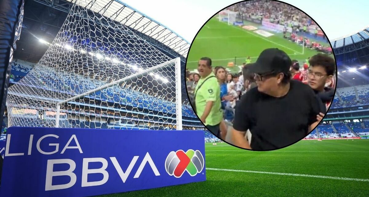 Aficionado reprende a su hijo tras mala accion en el Rayados vs Chivas |Foto: Imago7