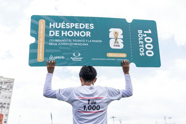 Airbnb donará mil boletos del Mundial 2026  para mexicanos (Cortesía)