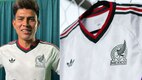 Jesús Gallardo ya posó con el jersey de visita del Tri para el Mundial 2026 (@miseleccionmx)