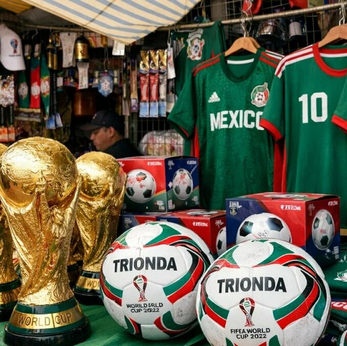 En México ha crecido la venta de productos piratas del Tri y el Mundial 2026 (Sora)