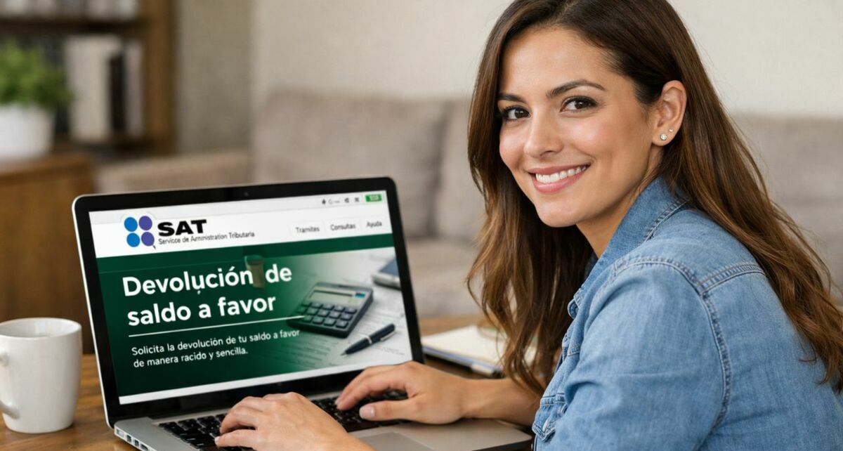 ¿Cuánto tarda el SAT en la devolución del saldo a favor? Foto: Sora IA