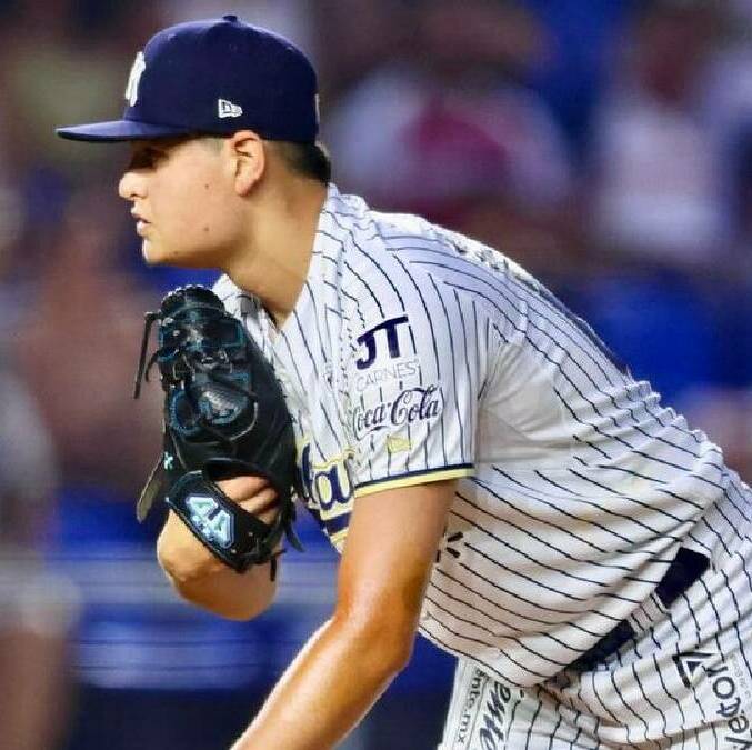 Alonso Becerra, novato de Sultanes que dominó a bateadores de Giants / Sultanes