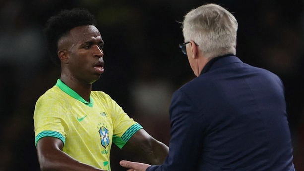 Ancelotti lanzó una dura advertencia a Vinicius (Reuters)