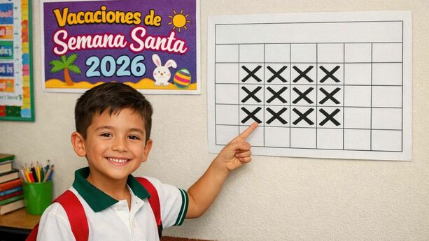 Así serán los 17 días sin clases para alumnos en México por Semana Santa 2026. (Sora IA).