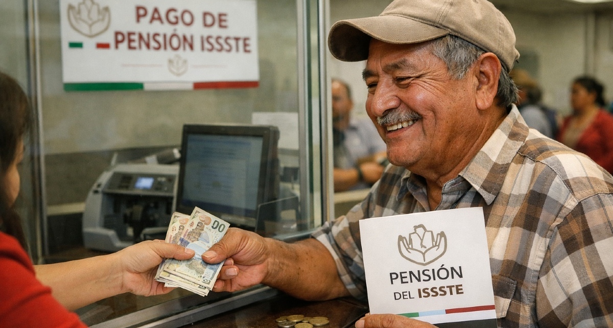 Consulta la fecha en que llegará el pago de la pensión del ISSSTE correspondiente a abril 2026. Foto: Sora IA