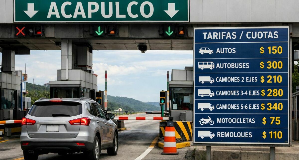 Costo de las casetas para ir a Acapulco en Semana Santa. Foto: Sora IA