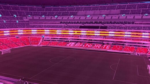 Estadio Banorte previo a la reinauguración (@GrupoOllamani)