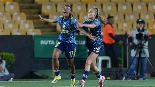 Geyse Ferreira le dio la victoria al América Femenil (Imago7)